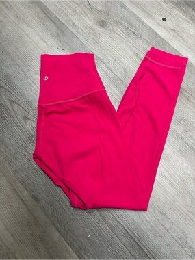 lululemon align 7/8 pink leggings